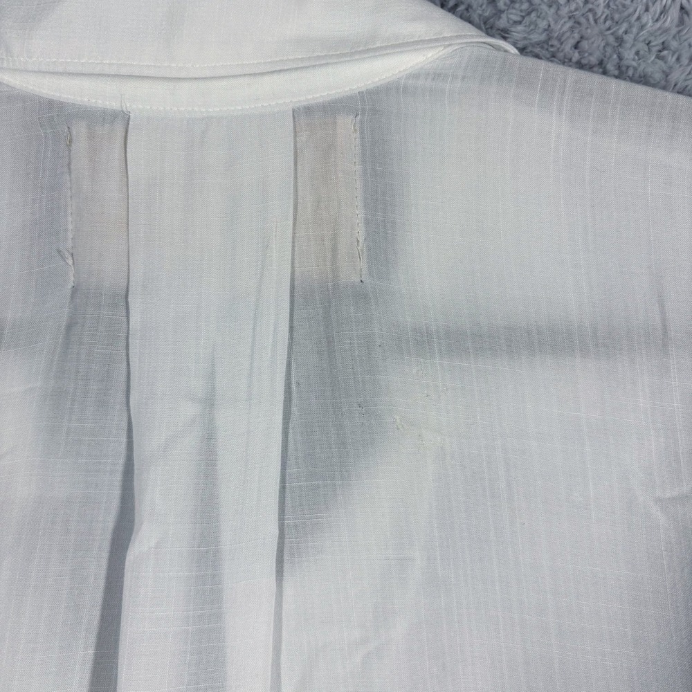 Bella Dahl Split Back Rayon Button Down Size L Wh… - image 8